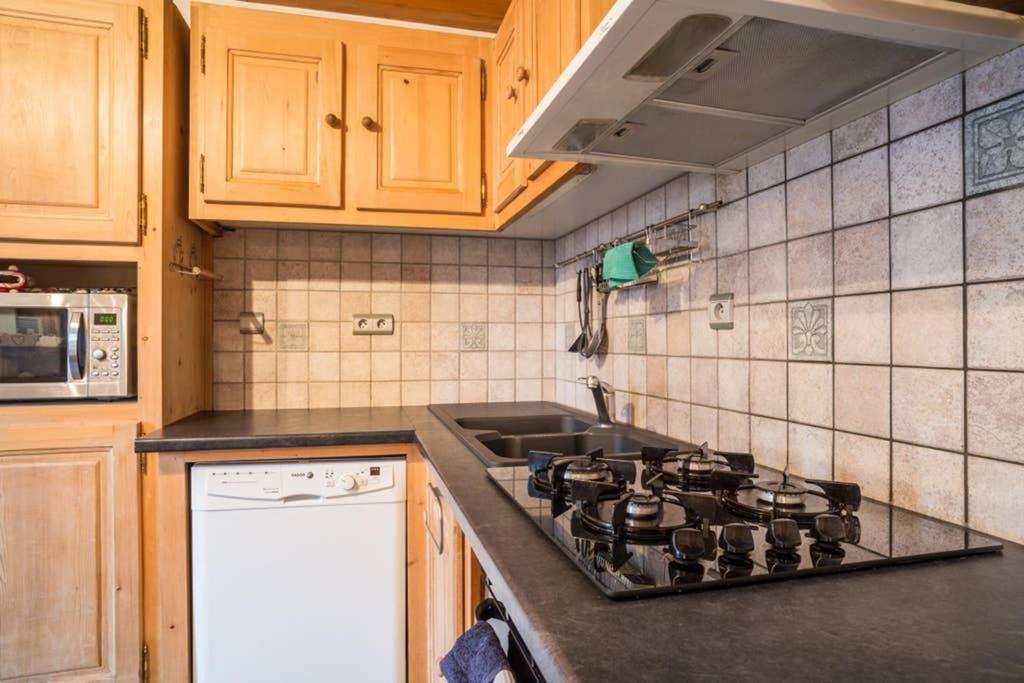 Appartement Spacieux Proche Des Telecabines Et Du Centre Ville Avec Jardin Prive Saint-Gervais-les-Bains Luaran gambar