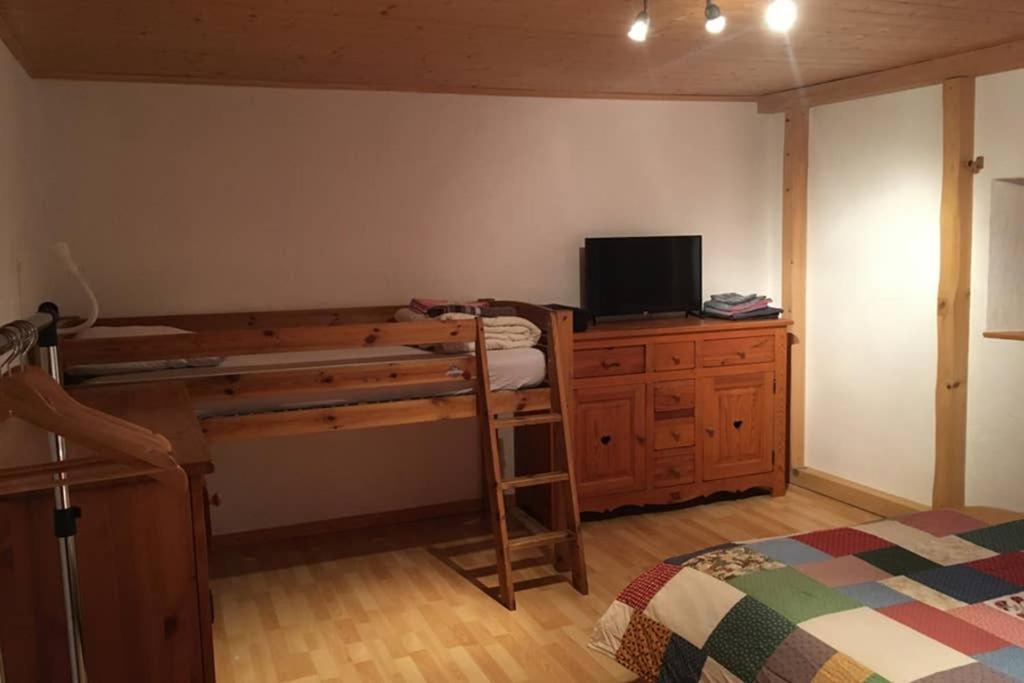 Appartement Spacieux Proche Des Telecabines Et Du Centre Ville Avec Jardin Prive Saint-Gervais-les-Bains Luaran gambar
