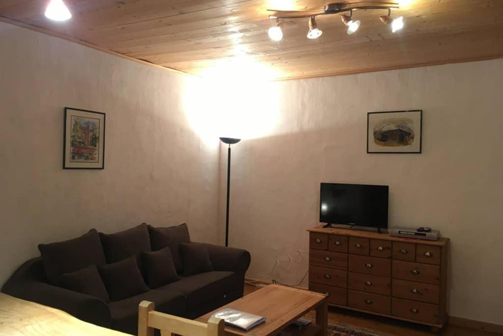 Appartement Spacieux Proche Des Telecabines Et Du Centre Ville Avec Jardin Prive Saint-Gervais-les-Bains Luaran gambar
